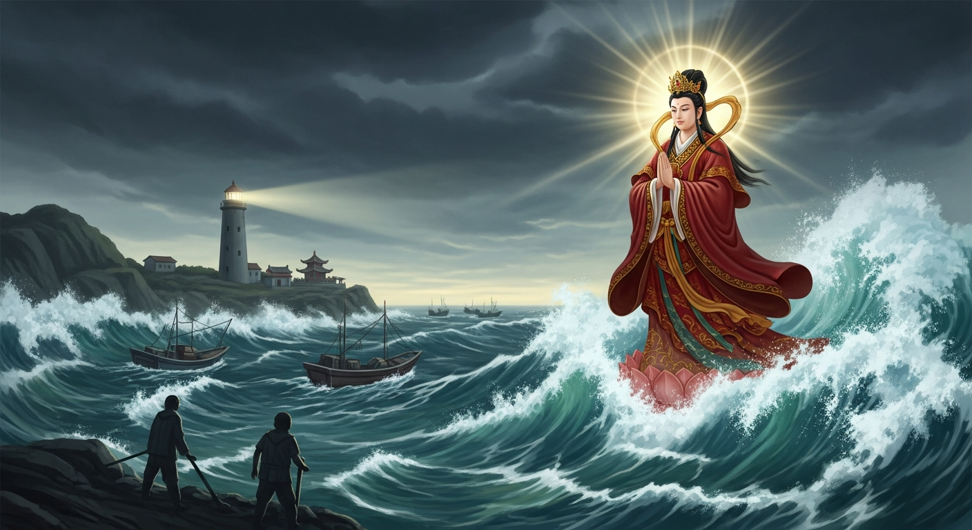 The Lighthouse and the Lost Captain — Mazu's Light in the Darkest Sea